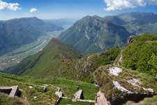 corno della paura vista su vallagarina presso sabbionara di ala fr